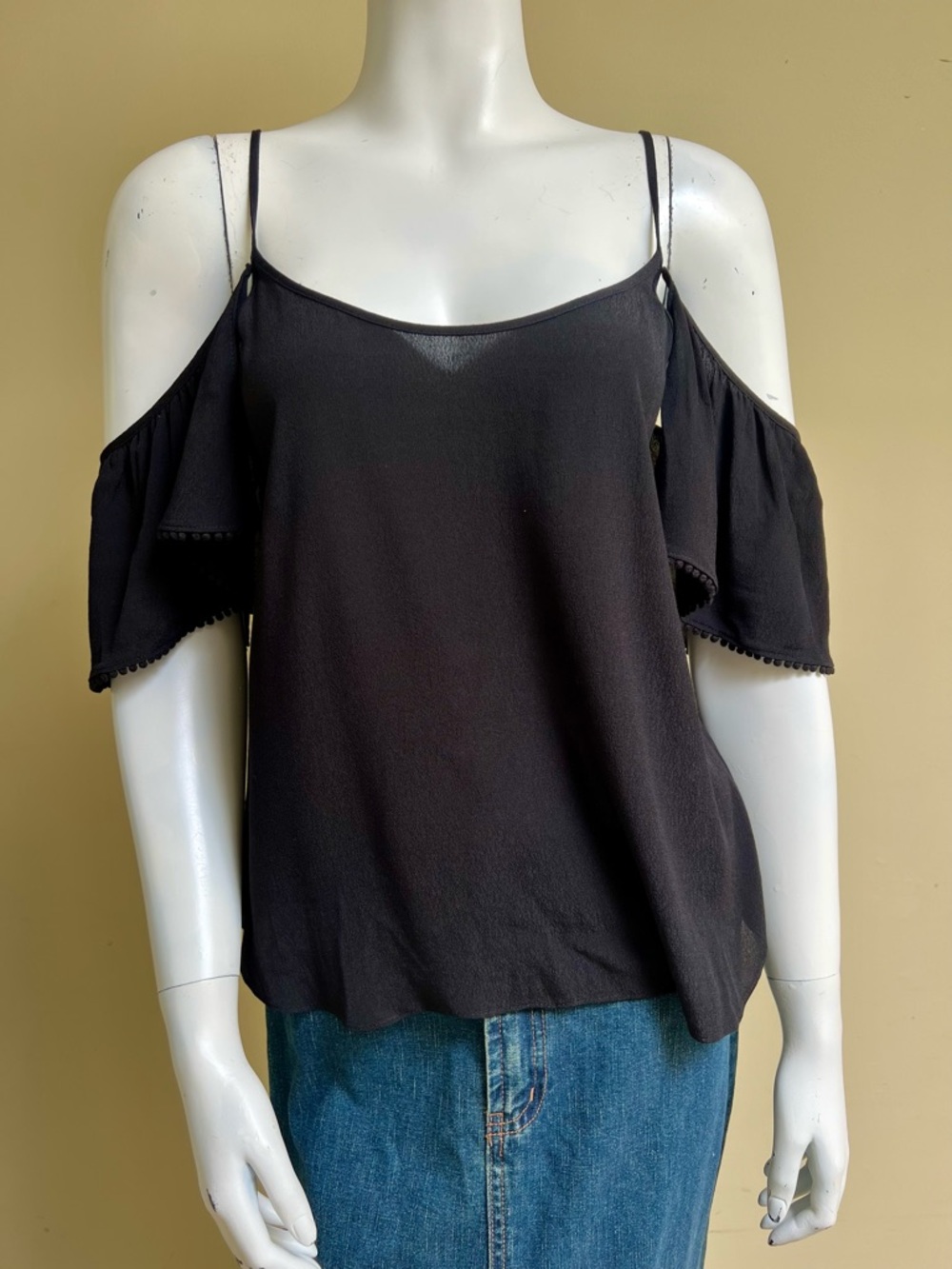 Rebecca Minkoff Aida Off the Shoulder Tank Top